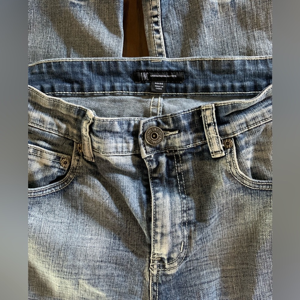 INC INTERNATIONAL CONCEPTS WOMENS LOW RISE BLUE DENIM JEANS 32 X 32 - Picture 5 of 12